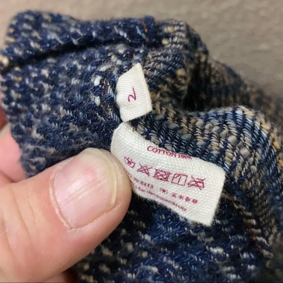 タマキニイメ　パンツ　紺色　tamaki niime 玉木新雌