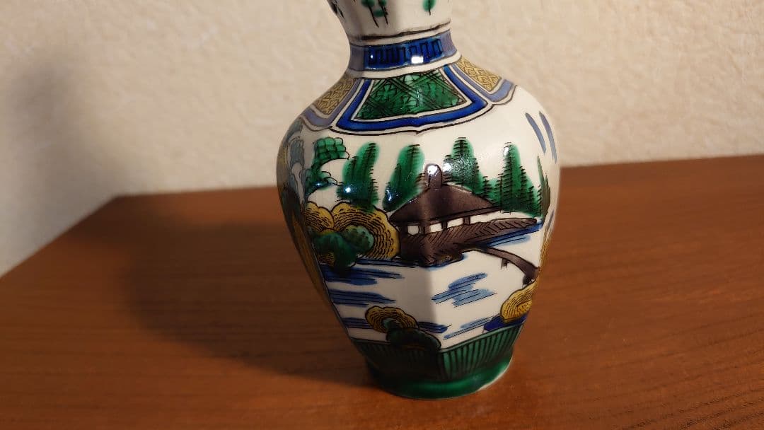 古九谷　九谷焼　吉田屋　青九谷　蔵出し　１客