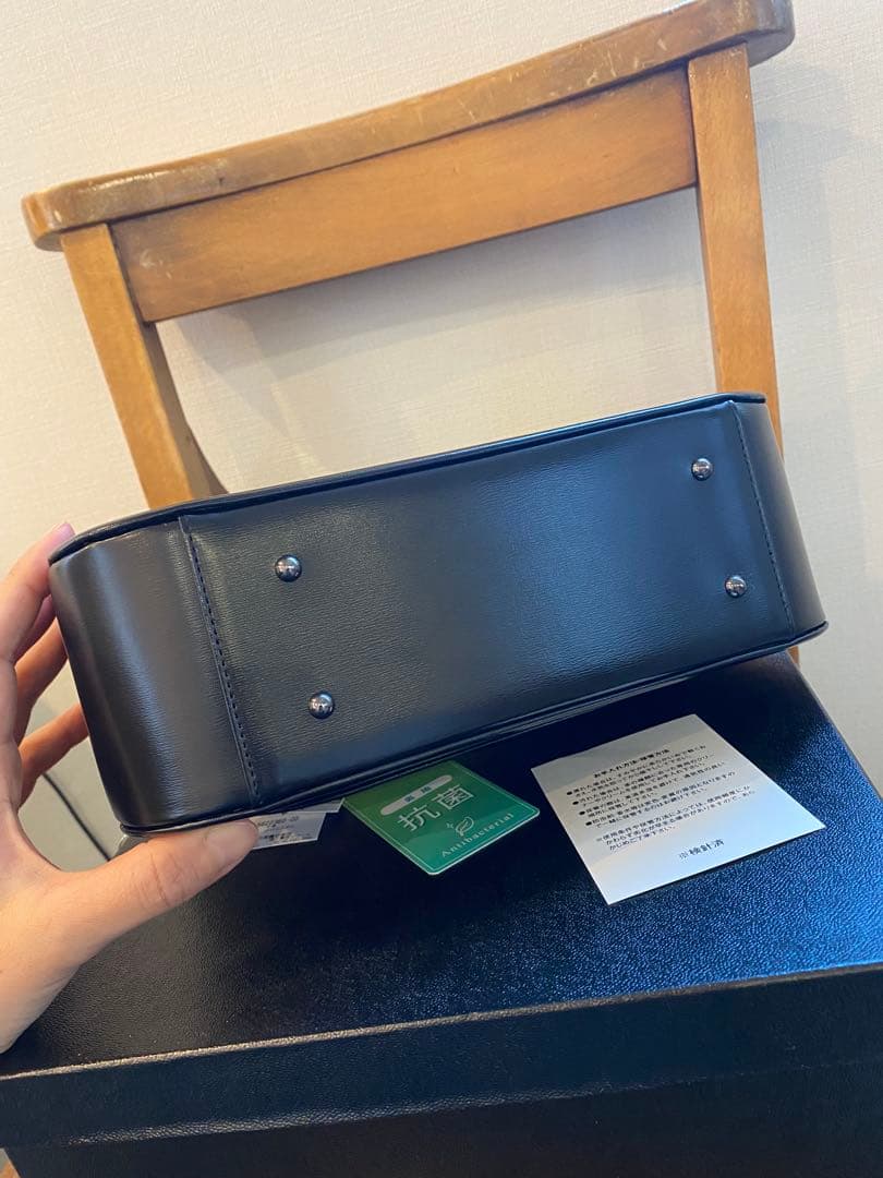 牛革　お受験用　フォーマルバッグ　小学校受験