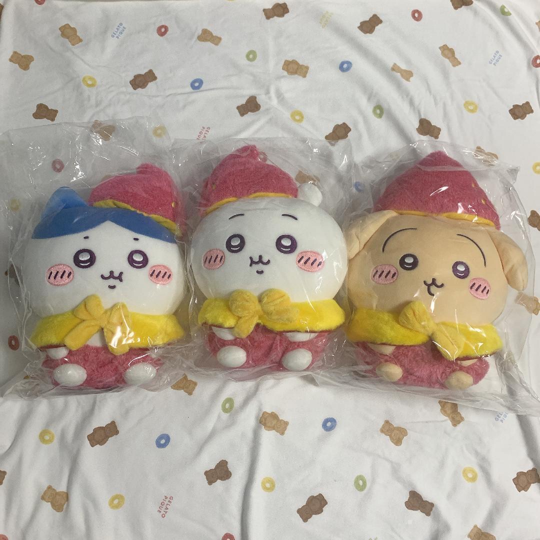 ちいかわ もぐもぐ本舗 川越 おいもなぬいぐるみ 3点セット ハチワレ うさぎ