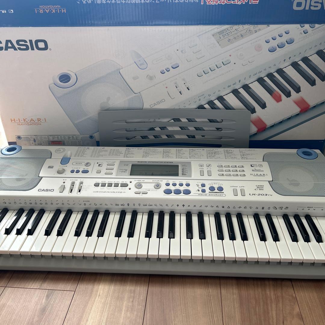 CASIO LK-203TV61鍵盤キーボード