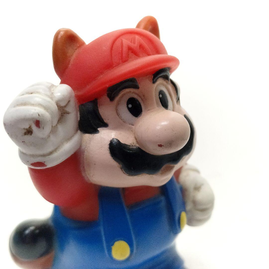 当時物 1989年 スーパーマリオ3 しっぽマリオ ソフビ ハッピーミール