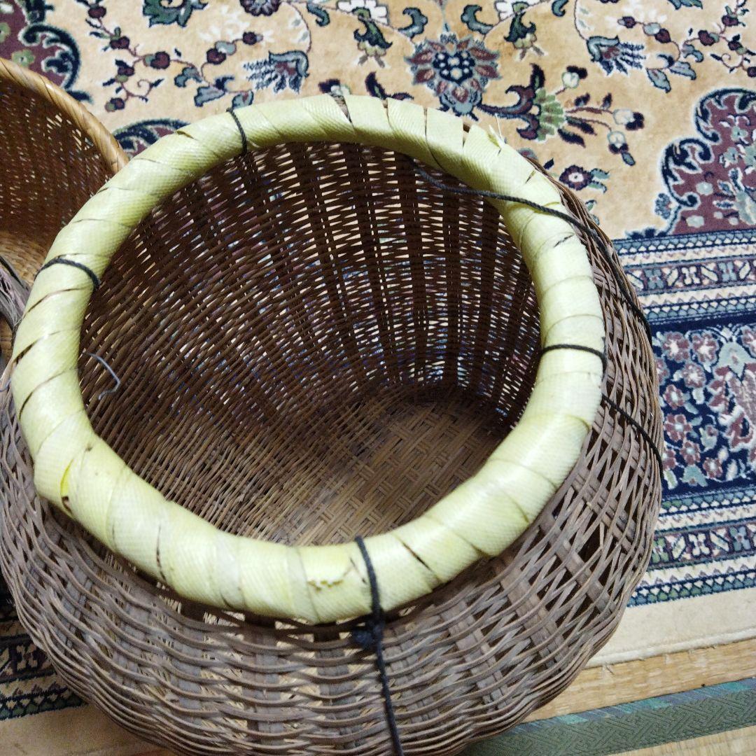 魚籠 ビク びく 魚竹籠 川釣り鮎 渓流 籠 - メルカリ