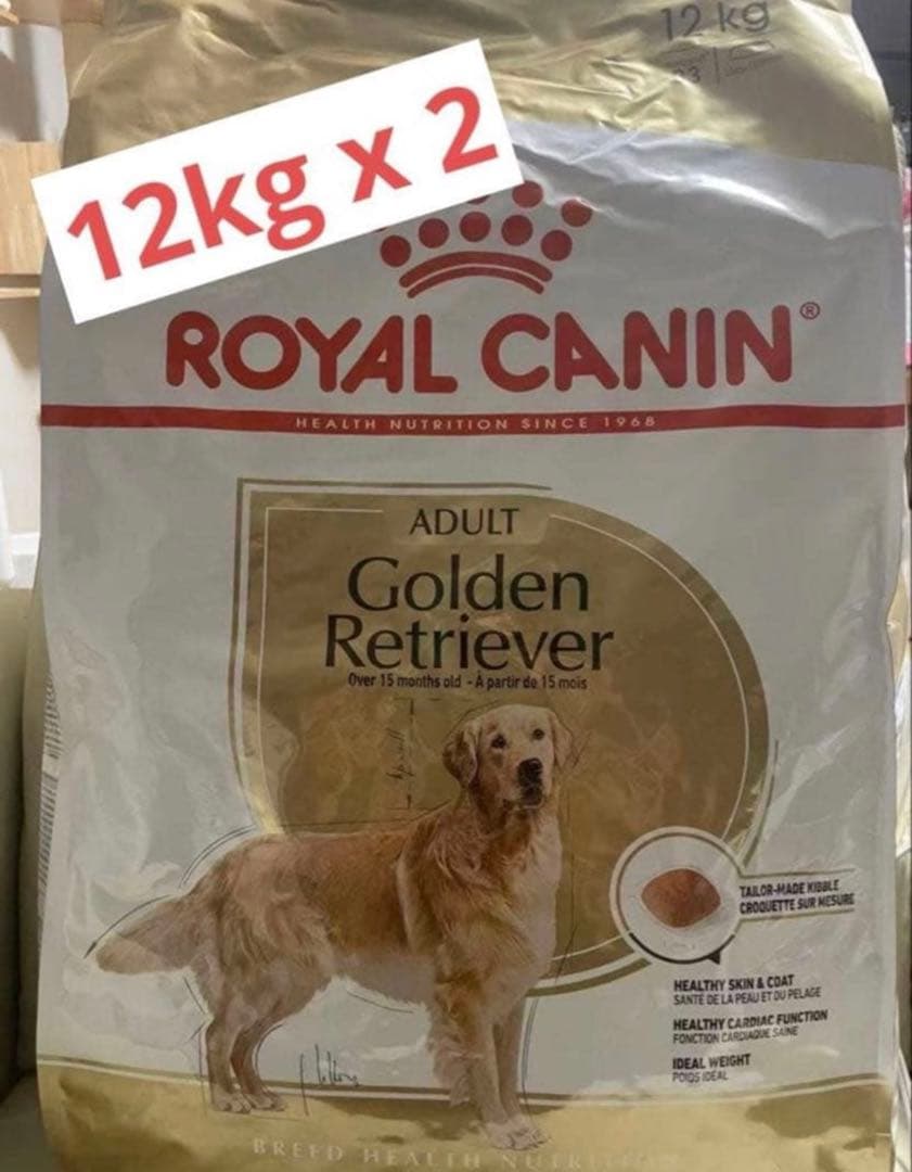 ROYAL CANIN ゴールデンレトリバー 12kg2袋 - メルカリ