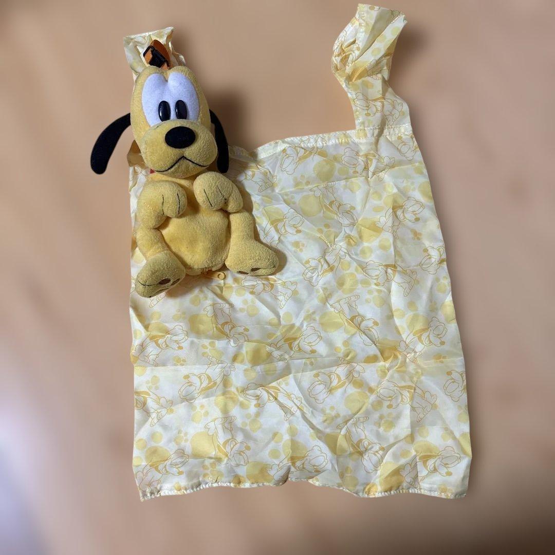 ディズニー プルート ぬいぐるみ付きエコバッグ ※エコバッグは未使用です！