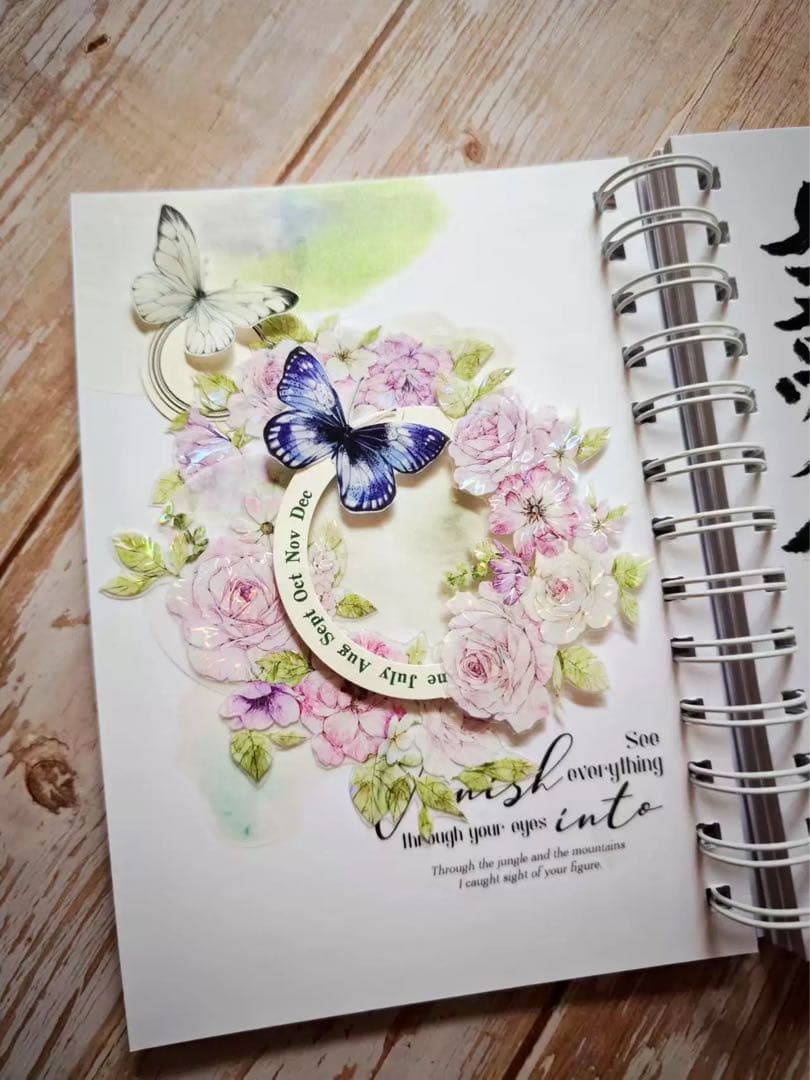 如你所愿文创《云汀花事》海外マスキングテープ　マステ 【2626】