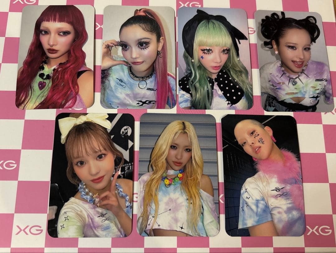 XG 東京ドームグロパ特典トレカ 全員 XG東京ドームグロパ特典 トレカ