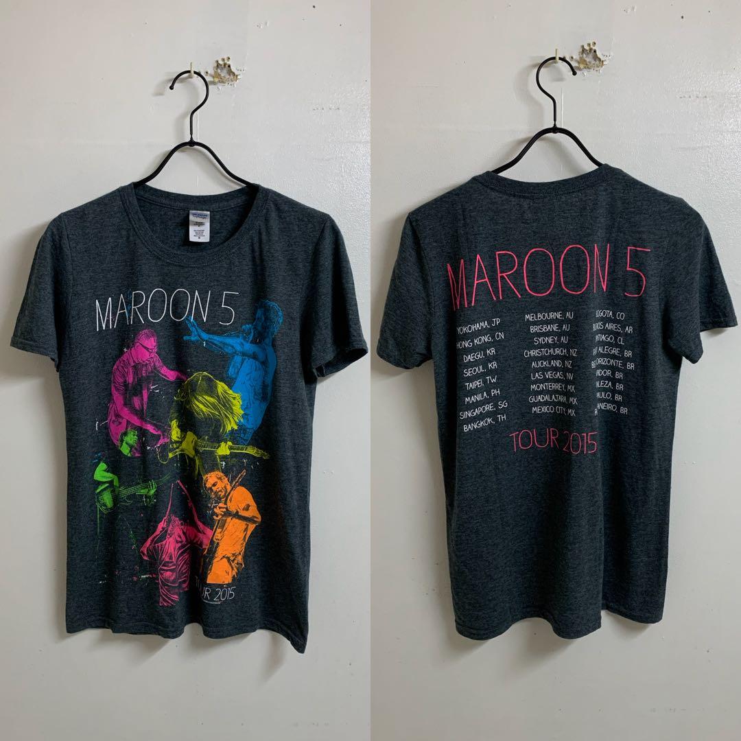 MAROON5 マルーンファイブ 2015 WORLD TOUR T-Shirt s-l400.jpg