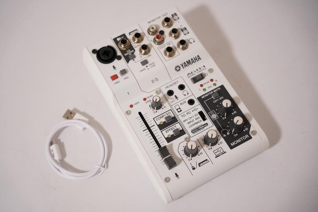 YAMAHA AG03 オーディオインターフェース ミキシングコンソール - メルカリ