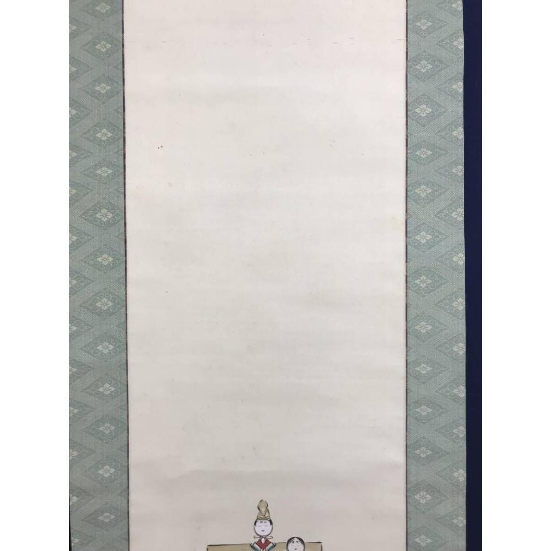 真作/狩野永信/立雛図/春の掛軸/桃の節句/祝掛軸/掛軸☆宝船☆AK-685