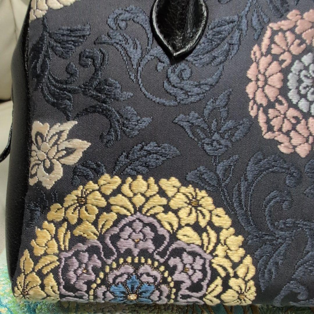 利休バック　和装用バッグ 華紋　柄 大きめ　新品