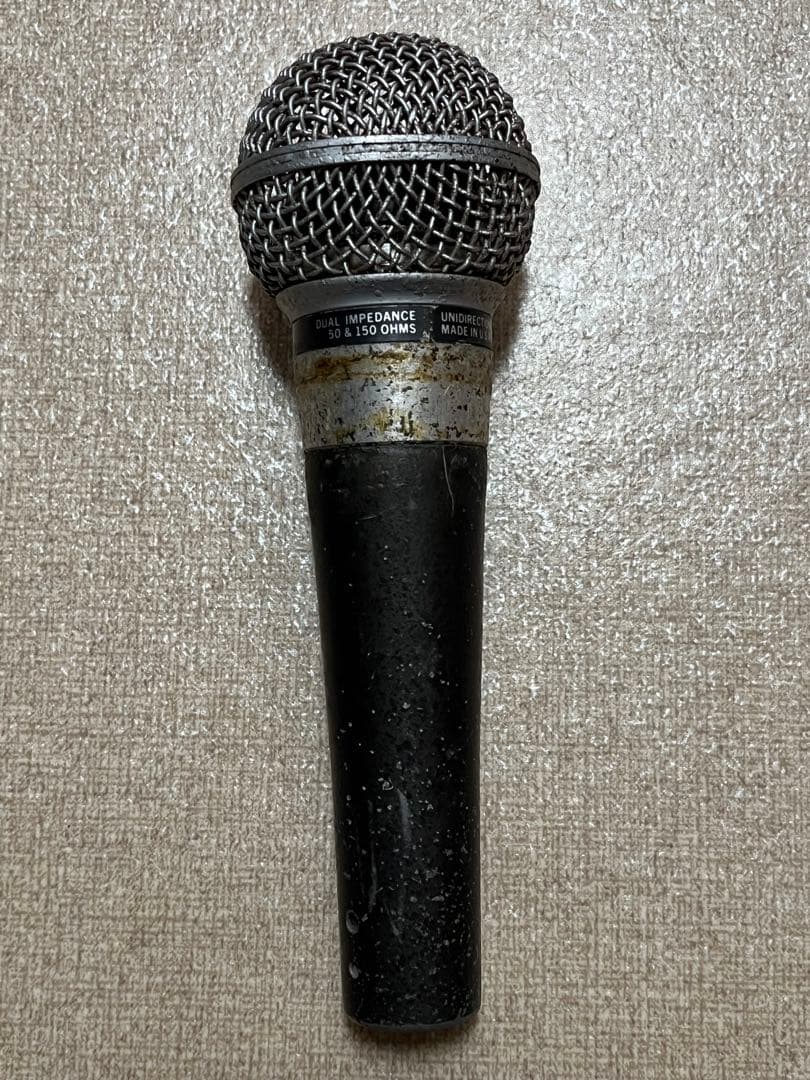 SHURE SM58 ダイナミックマイクUSA ポルシェロゴ　希少