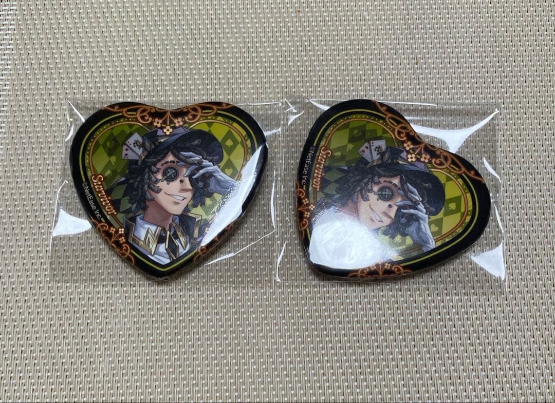 第五人格 スイパラ Butlers Cafe ハート型缶バッジ 探鉱者 - メルカリ