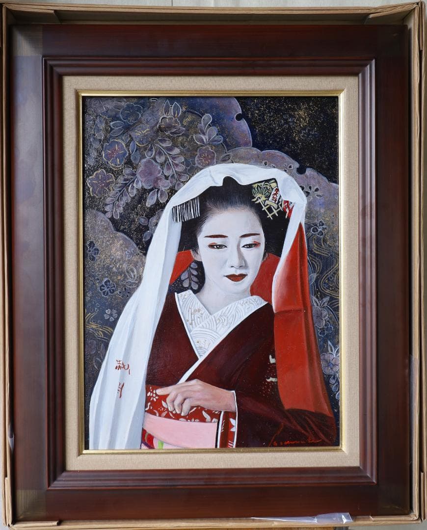 3/18迄の特価 額入り絵画 ゴッホ作品「花瓶のバラ」 大きな作品