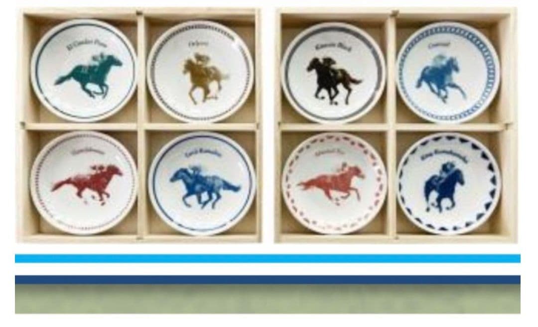 JRA 顕彰馬デザイン 美濃焼 豆皿（8枚セット） - メルカリ