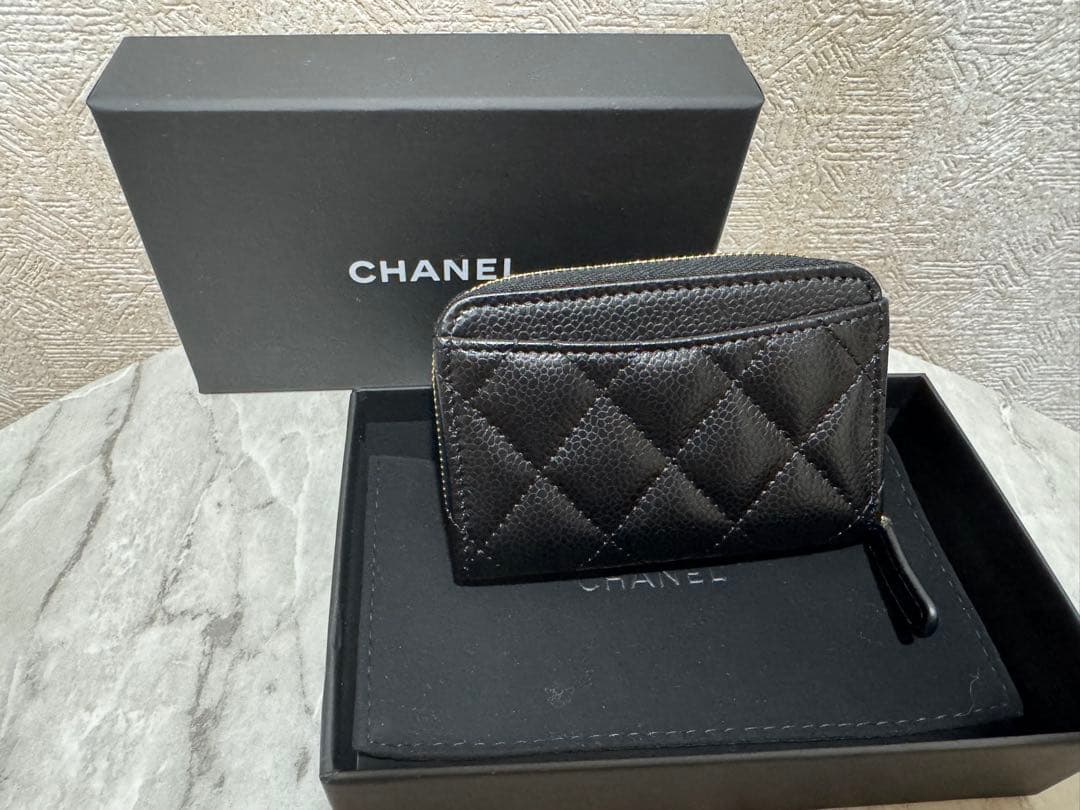 最終値下げ【新品未使用】 CHANELクラシックジップパースミニウォレット