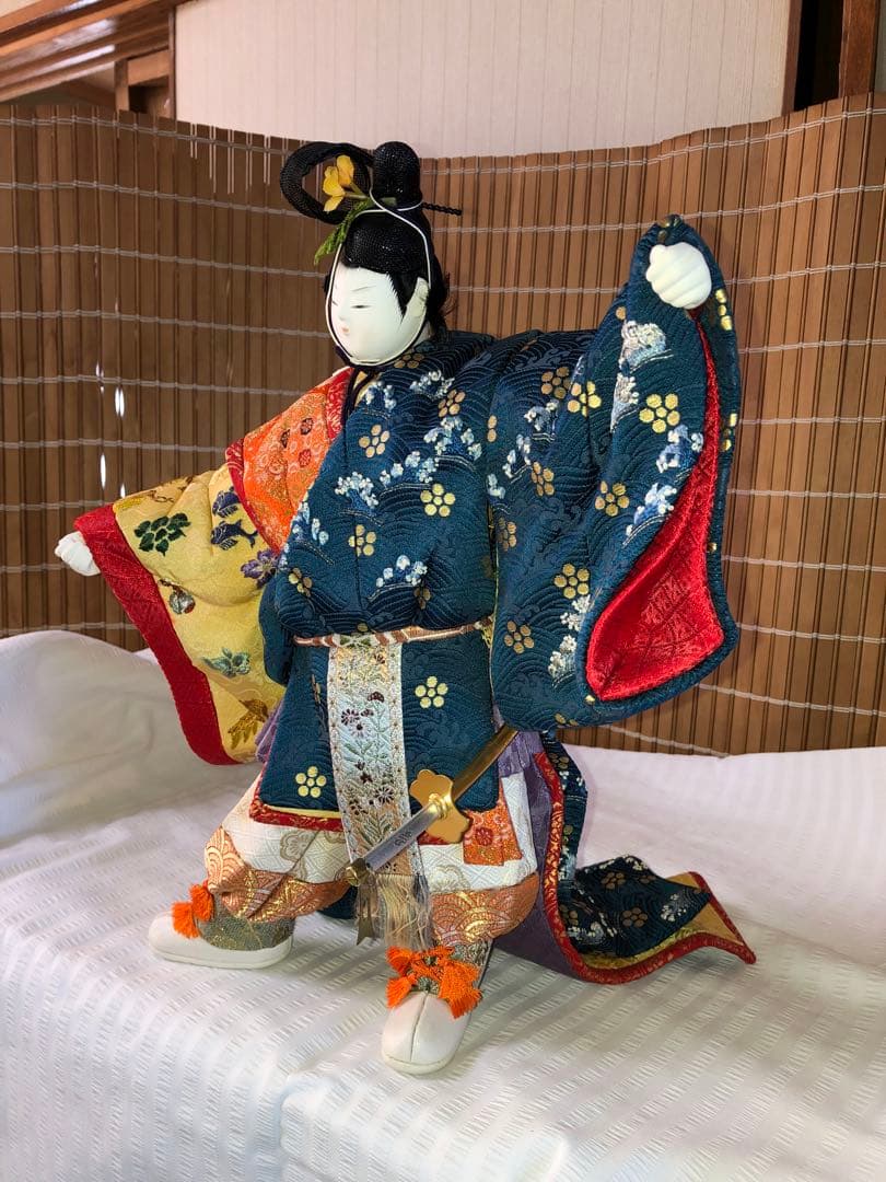 青海波 雅楽 木目込人形