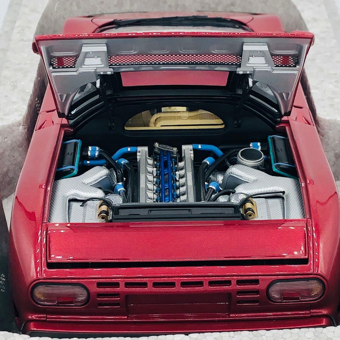 オートアート 1/18 ブガッティ EB110 GT ダークレッド