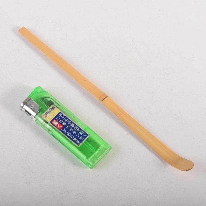 茶道具 宗玄作 茶杓 銘「峯の松」 柴野 松長剛山書付 共筒