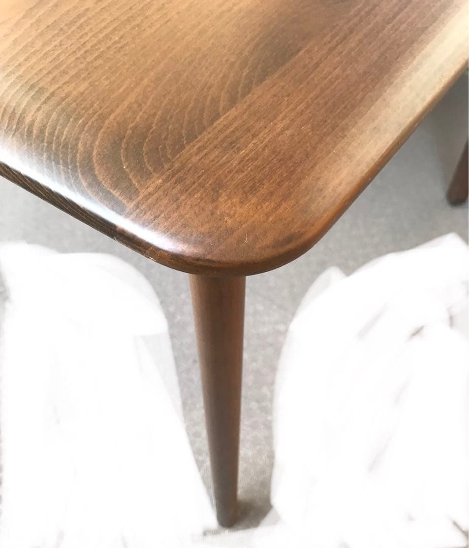 ニトリ Nコレクション ダイニングテーブル T-01 W90ミドルブラウン