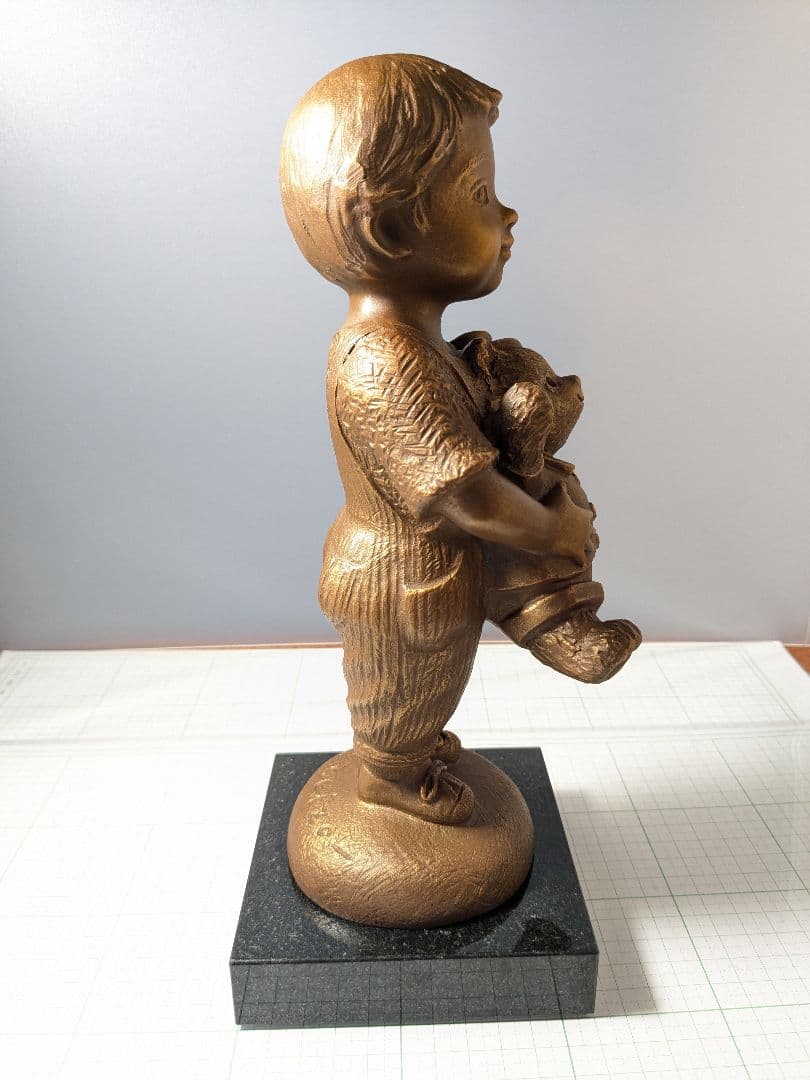ブロンズ 像 男性 アート 置物 飾物 オブジェ アンティーク ブロンズ