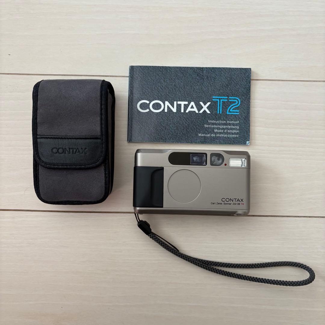 CONTAX T2 DATABACK チタンシルバー コンタックス 作例あり - メルカリ