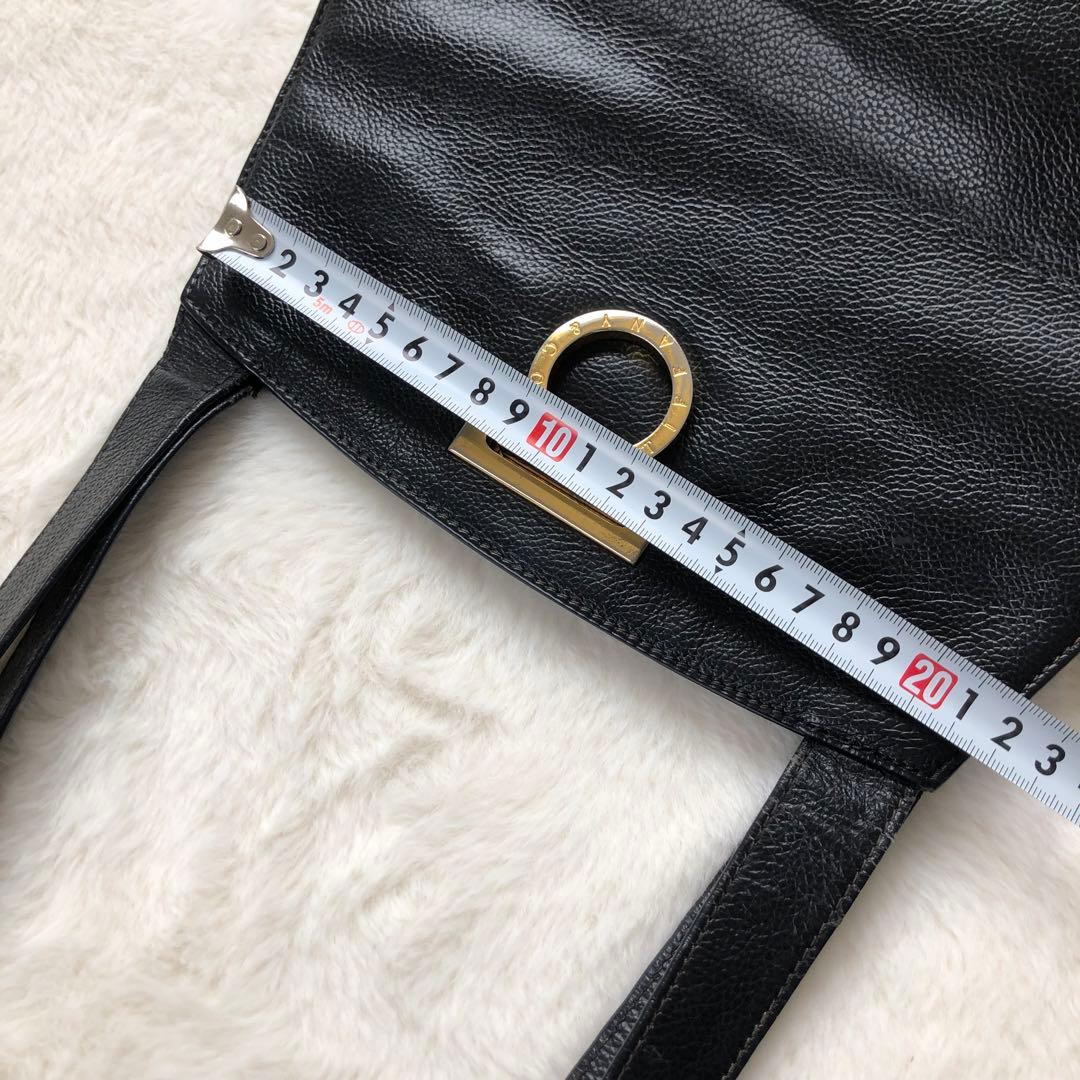 【美品】Tiffany ティファニー　レザー　ショルダーバッグ　ハンドバッグ