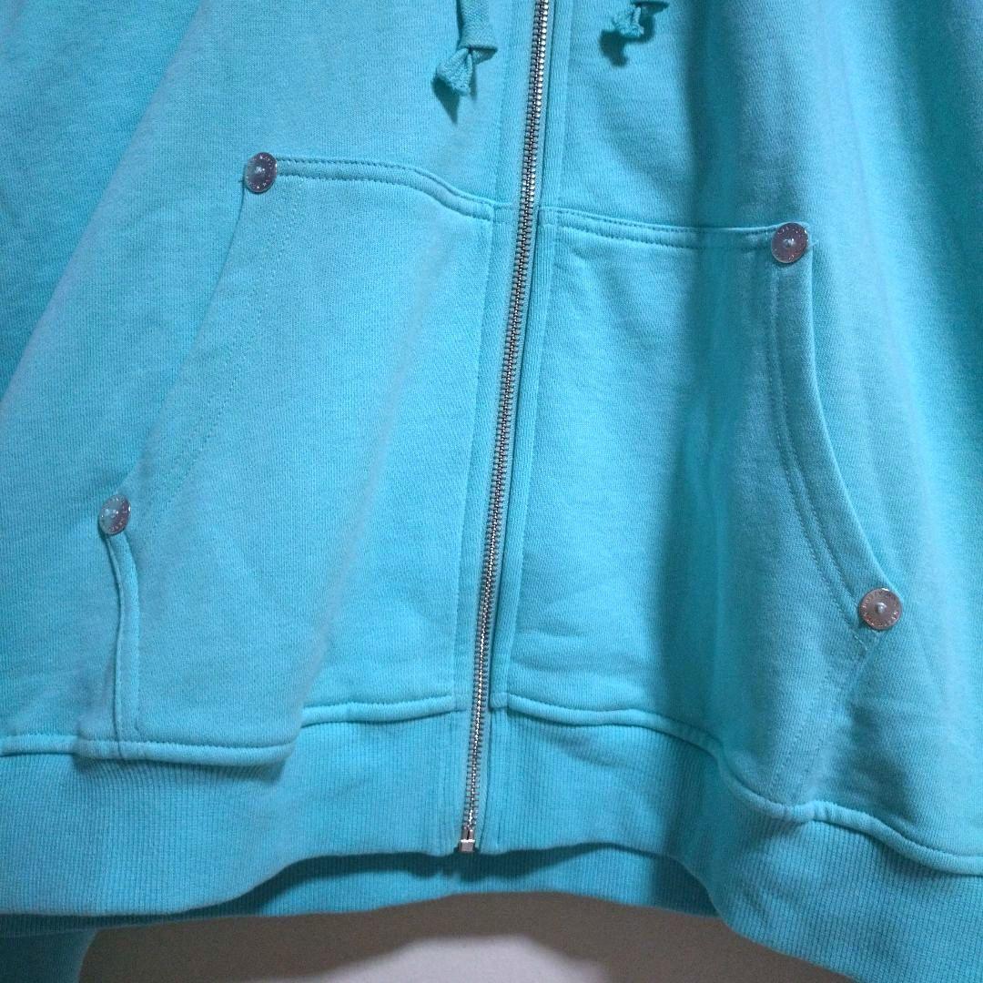 ナスティードッグ ジップアップ パーカー フーディー バックプリント ＸＬ