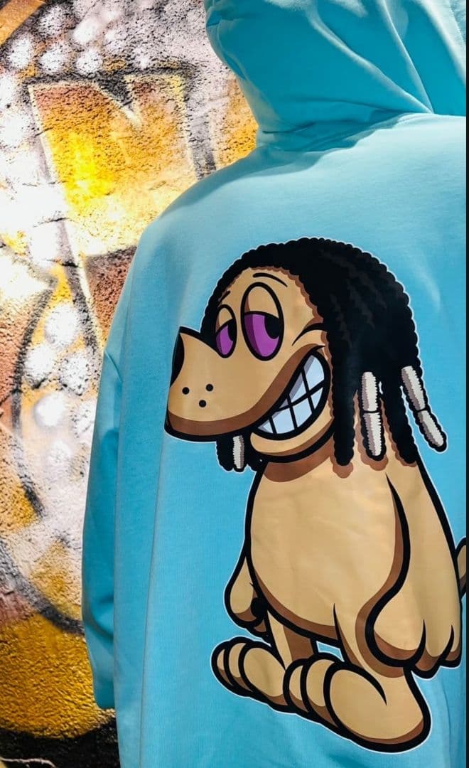 ナスティードッグ ジップアップ パーカー フーディー バックプリント ＸＬ