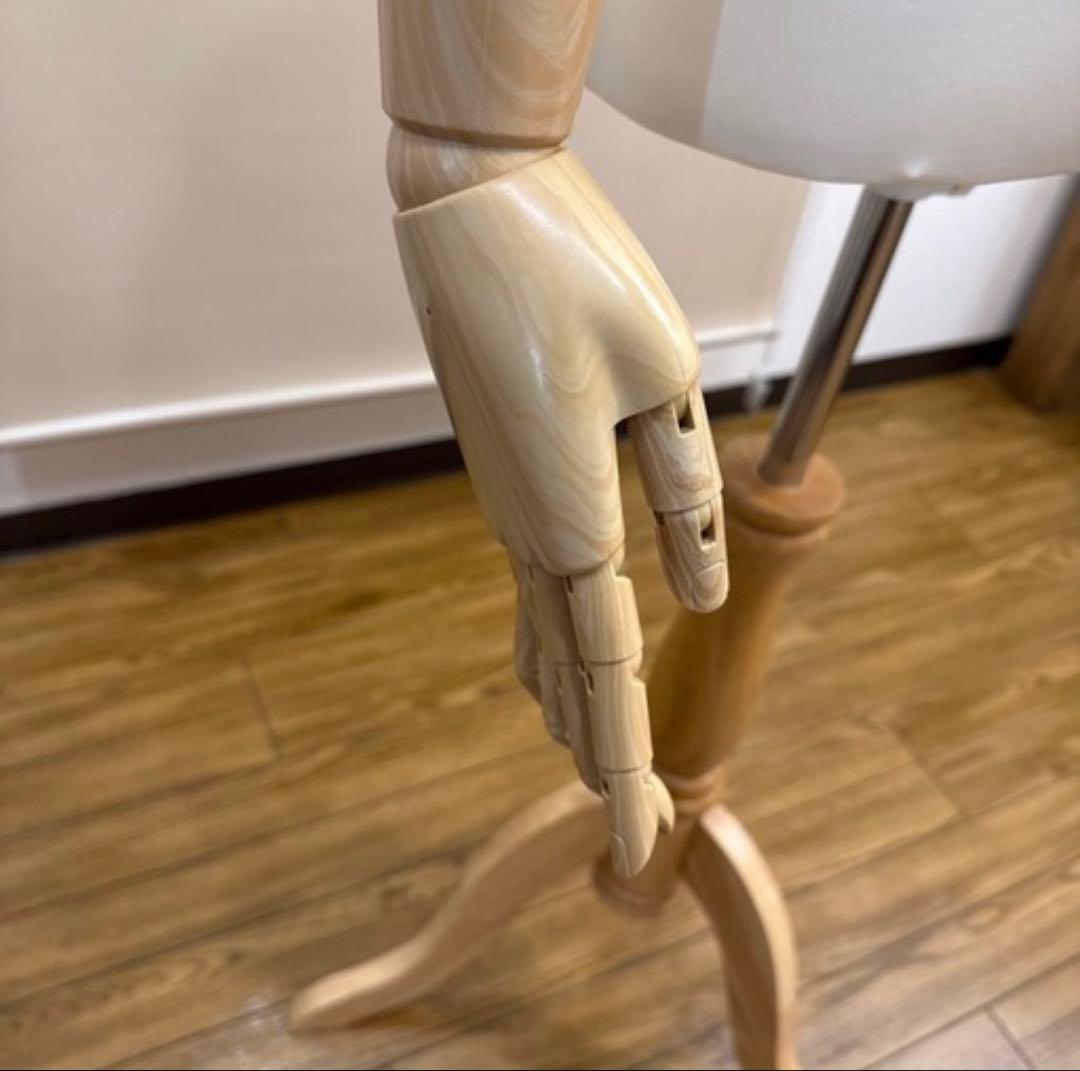 アーム付き メンズトルソー 撮影用 店舗什器 ディスプレイ アーム可動