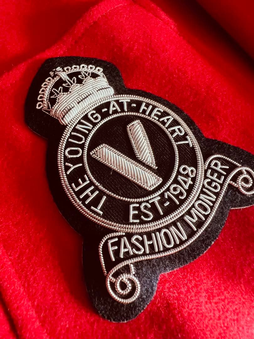 VANJACKETブレザーエンブレム銀モール、デッドストック新品