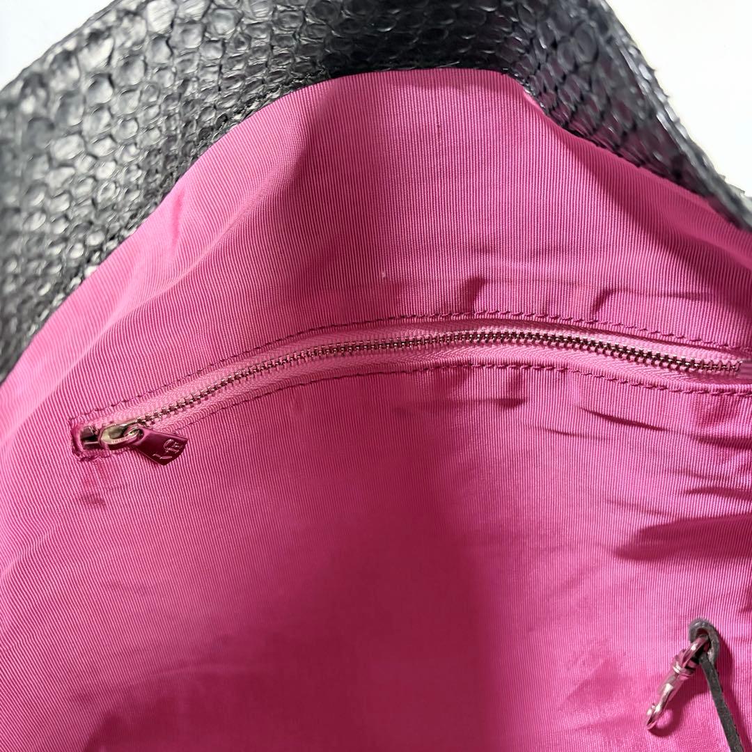 ぴょぴょ ADMJ　 エーディエムジェイ　パイソン　ショルダービジュー付き