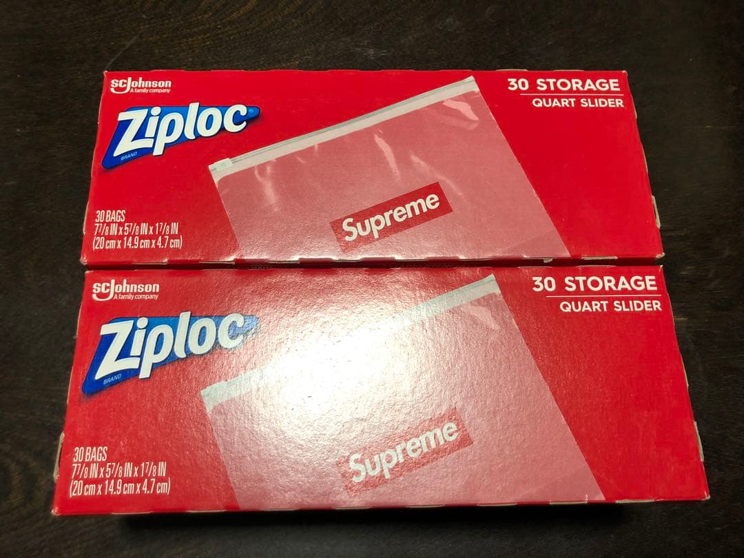 Supreme Ziploc シュプリーム ジップロック 2箱