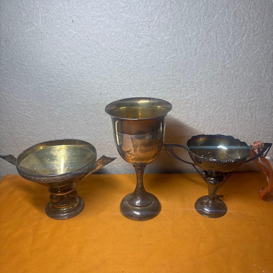 霹靂一線様 專用 銀製 優勝カップ 杯 313g 銀製SILVER 刻印有り 優勝