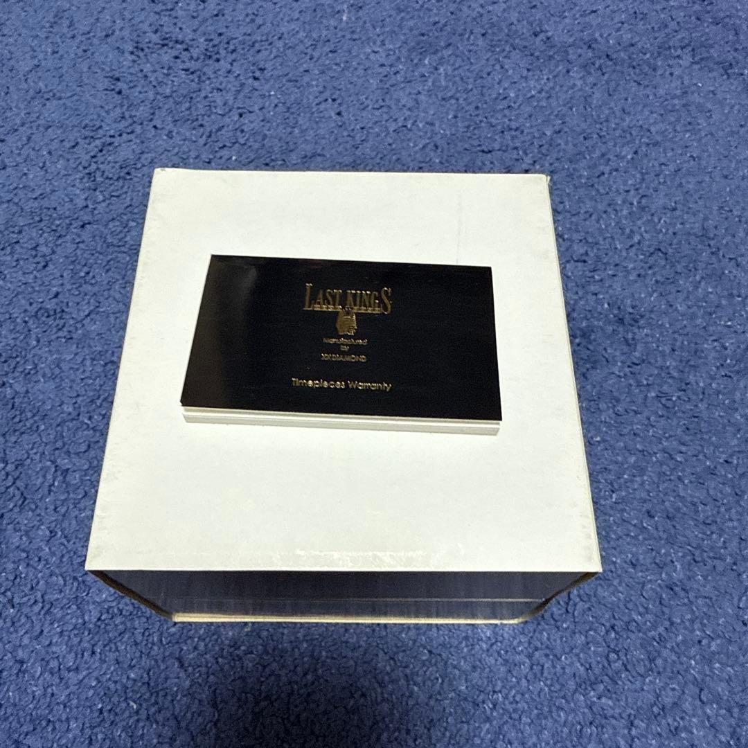 LAST KINGS XXDIAMONDゴールド ブラック 時計　箱、保証書あり
