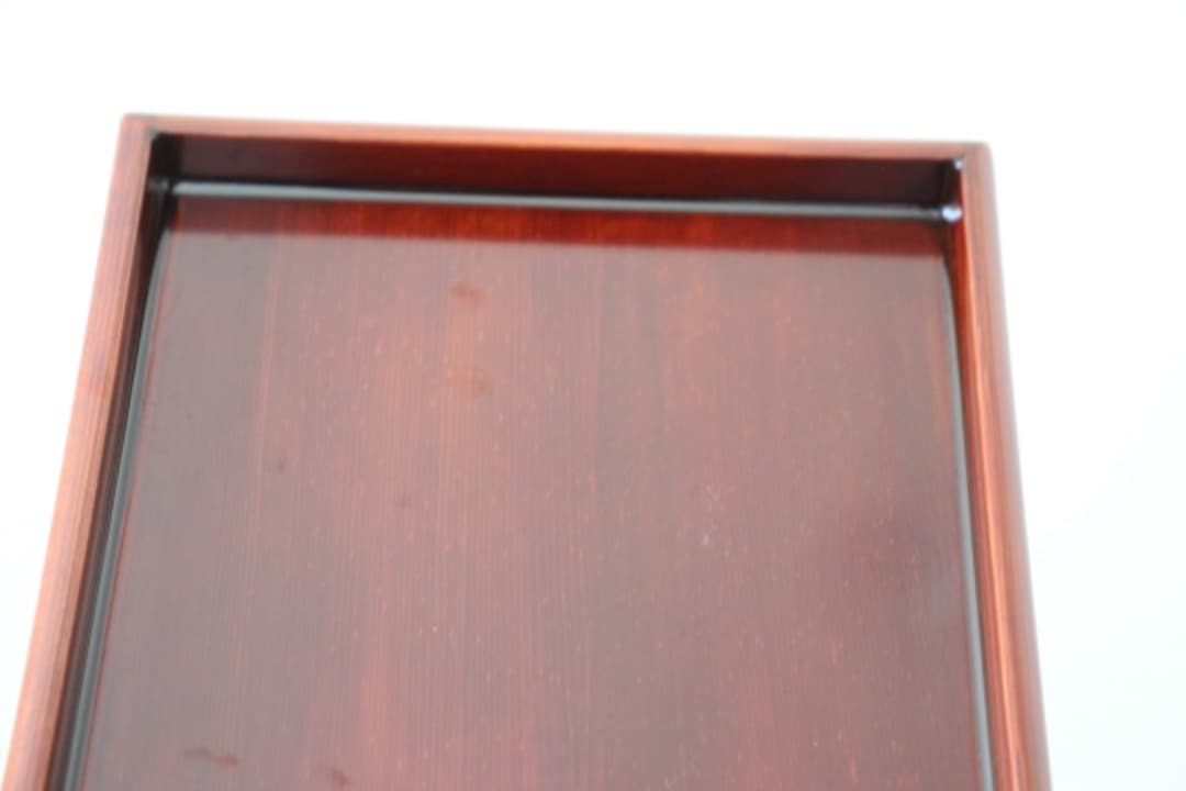 未使用・箱入 佐藤阡郎（せんろう） 切溜三段 木製 漆器 箱