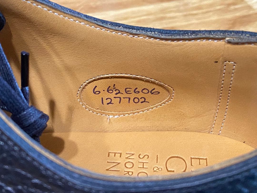 【希少】エドワードグリーン ドーバー ロンドングレイン