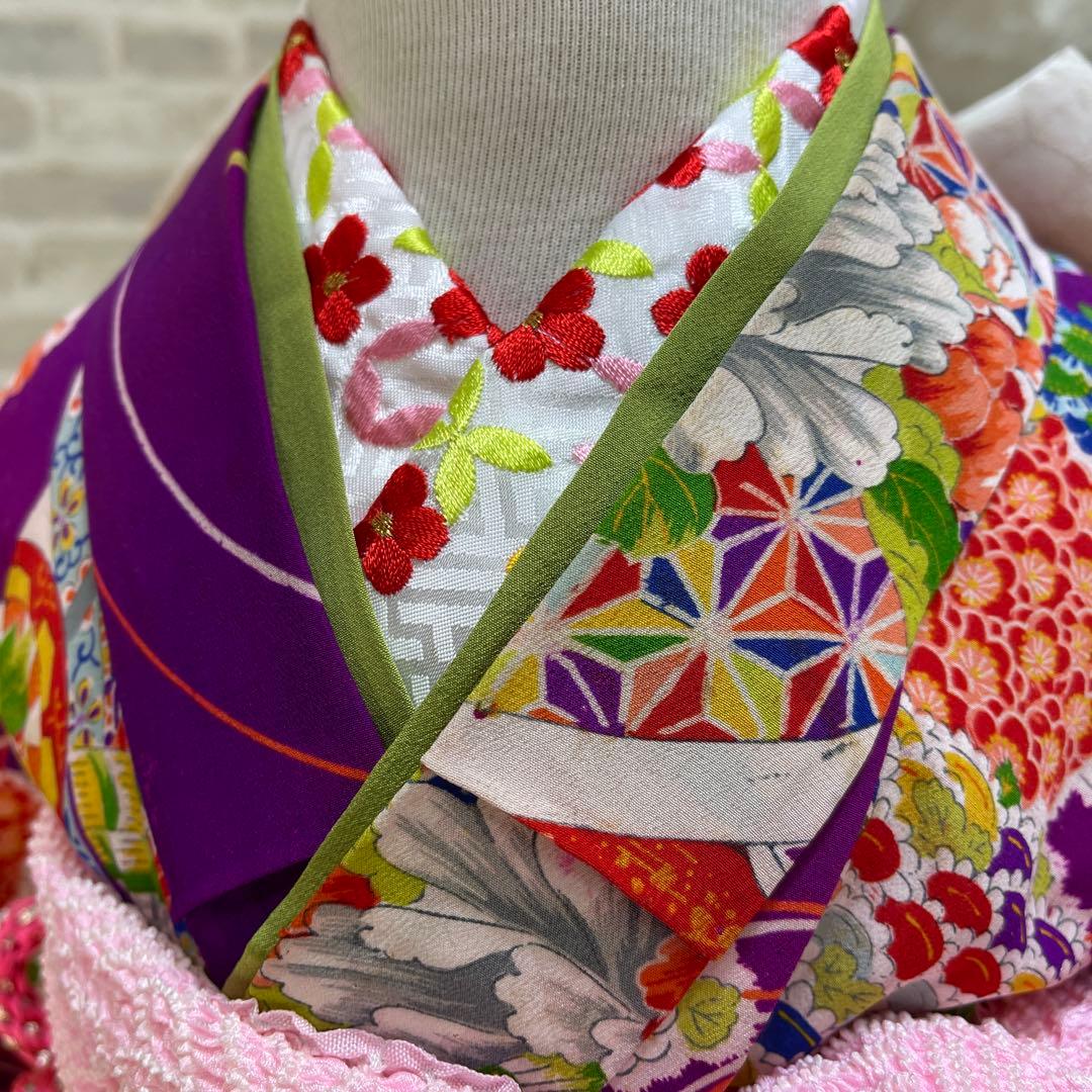 にゃんこ★アンティーク七五三着物セット★3歳用