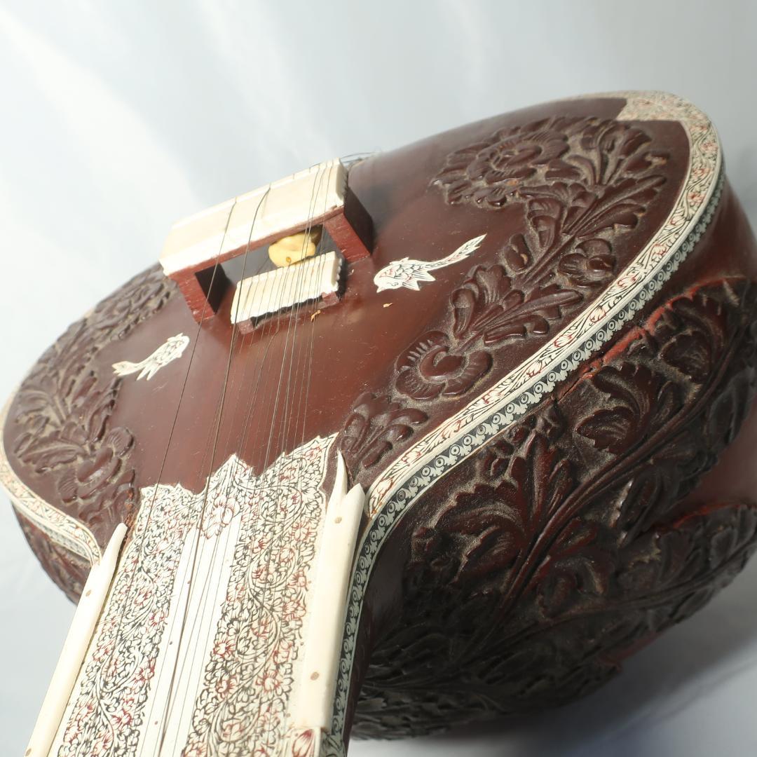 インド民族楽器 シタール 全長約124cm