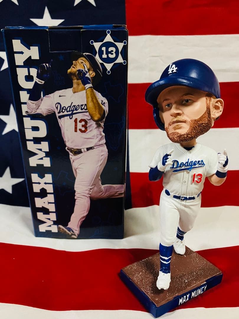 ロサンゼルス・ドジャース】マックス・マンシー選手ボブルヘッド