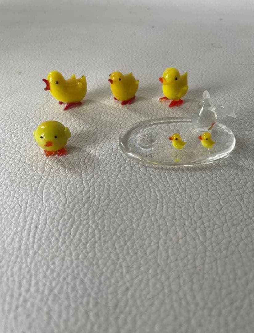 ガラス細工 ミニチュア 天然石 計41点 縁起物 小樽 北一ガラス 函館