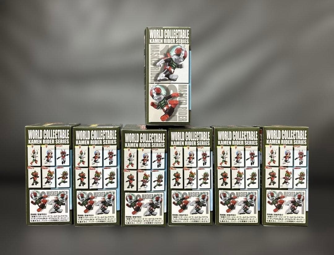 仮面ライダーシリーズ　ワールドコレクタブルフィギュア　ライダーキック　全7種