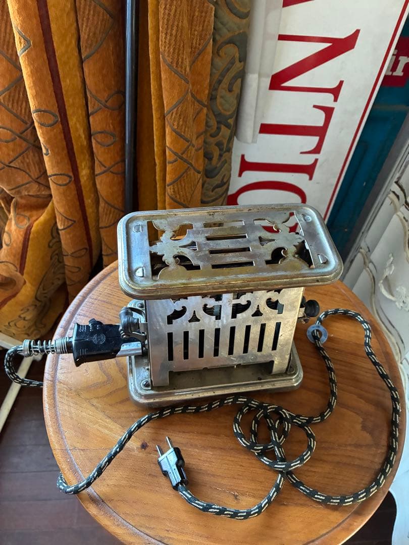 アンティーク トースター 美しい メタル トースター アメリカ 1920年代