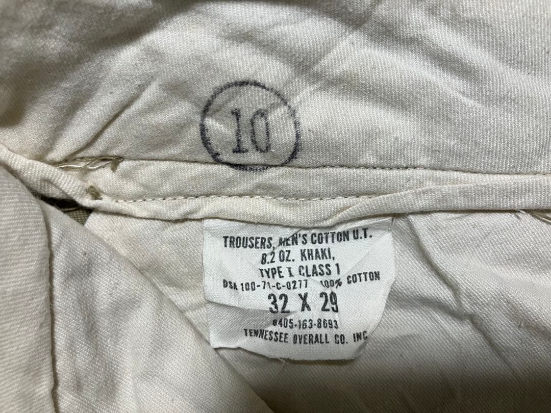 US ARMY トラウザー チノ 70s W32×L29 希少サイズヴィンテージ - メルカリ