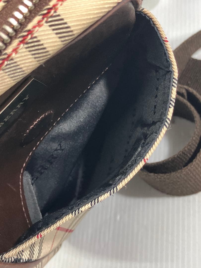 Burberry バーバリーノバチェック ショルダーバッグ 斜め掛け ポシェット