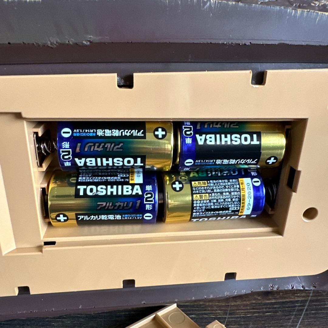 こぐまの音楽隊 鉄琴演奏 置き時計 からくり時計 おもちゃ