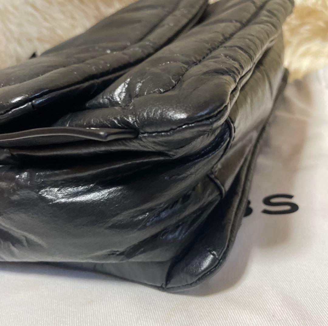 美品　マークジェイコブス　ピロー　ショルダーバッグ　チェーン　ブラック