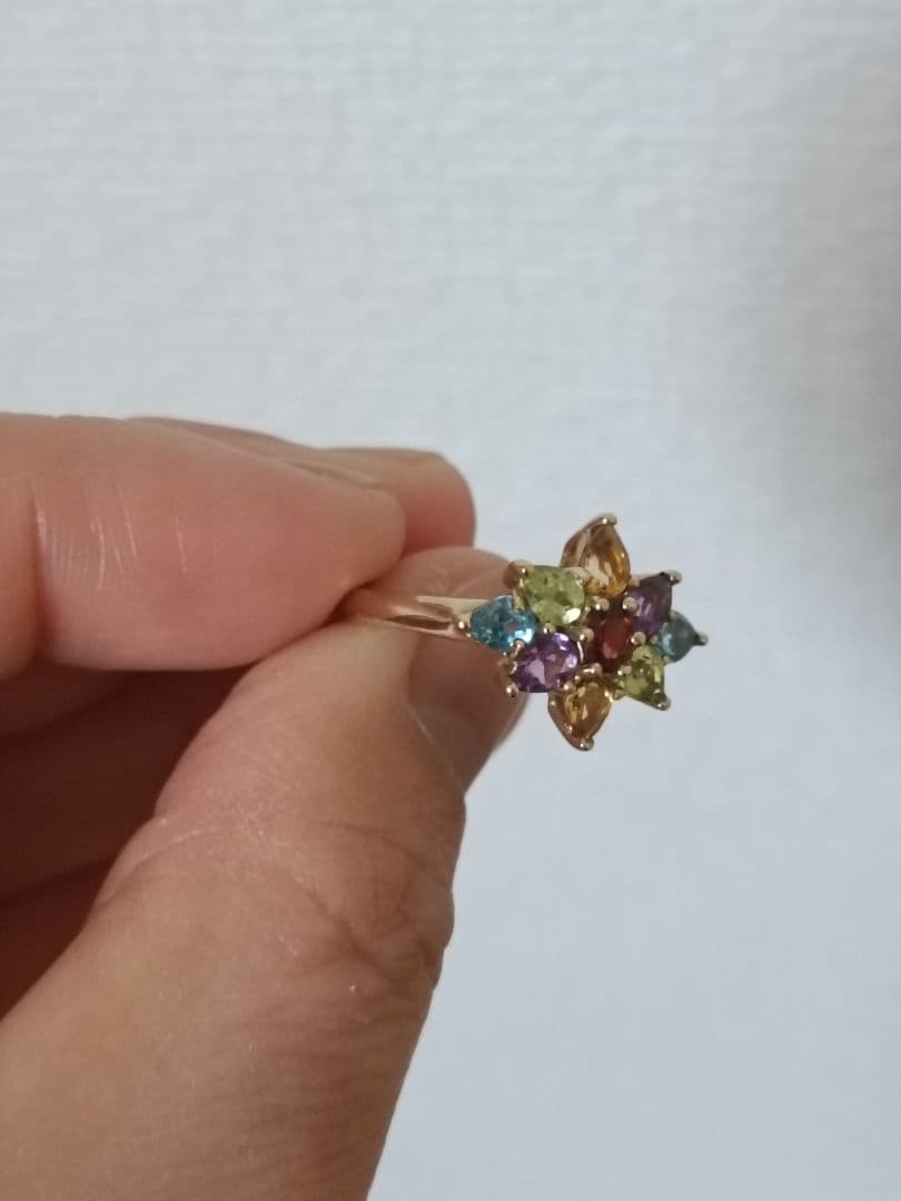 10K CID マルチカラー　フラワーリング　10K