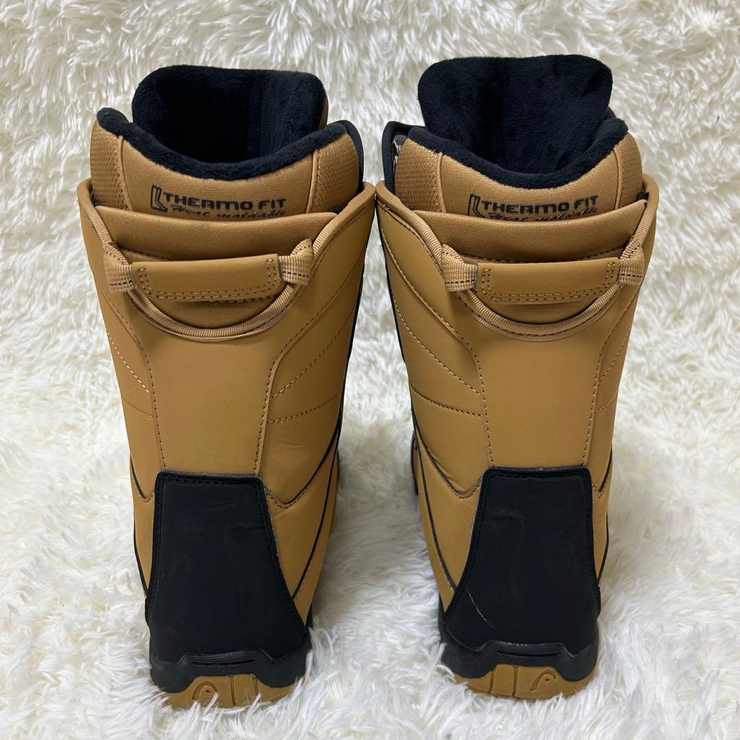 極美品！HEAD STRIKE BOAシステム スノーボードブーツ ベージュ25