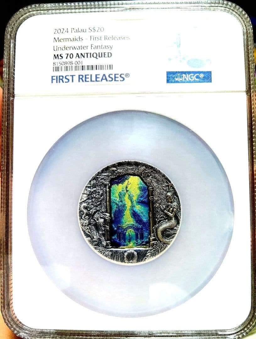 ngc MS70 最高鑑定 3オンス 銀貨 コイン 世界777枚